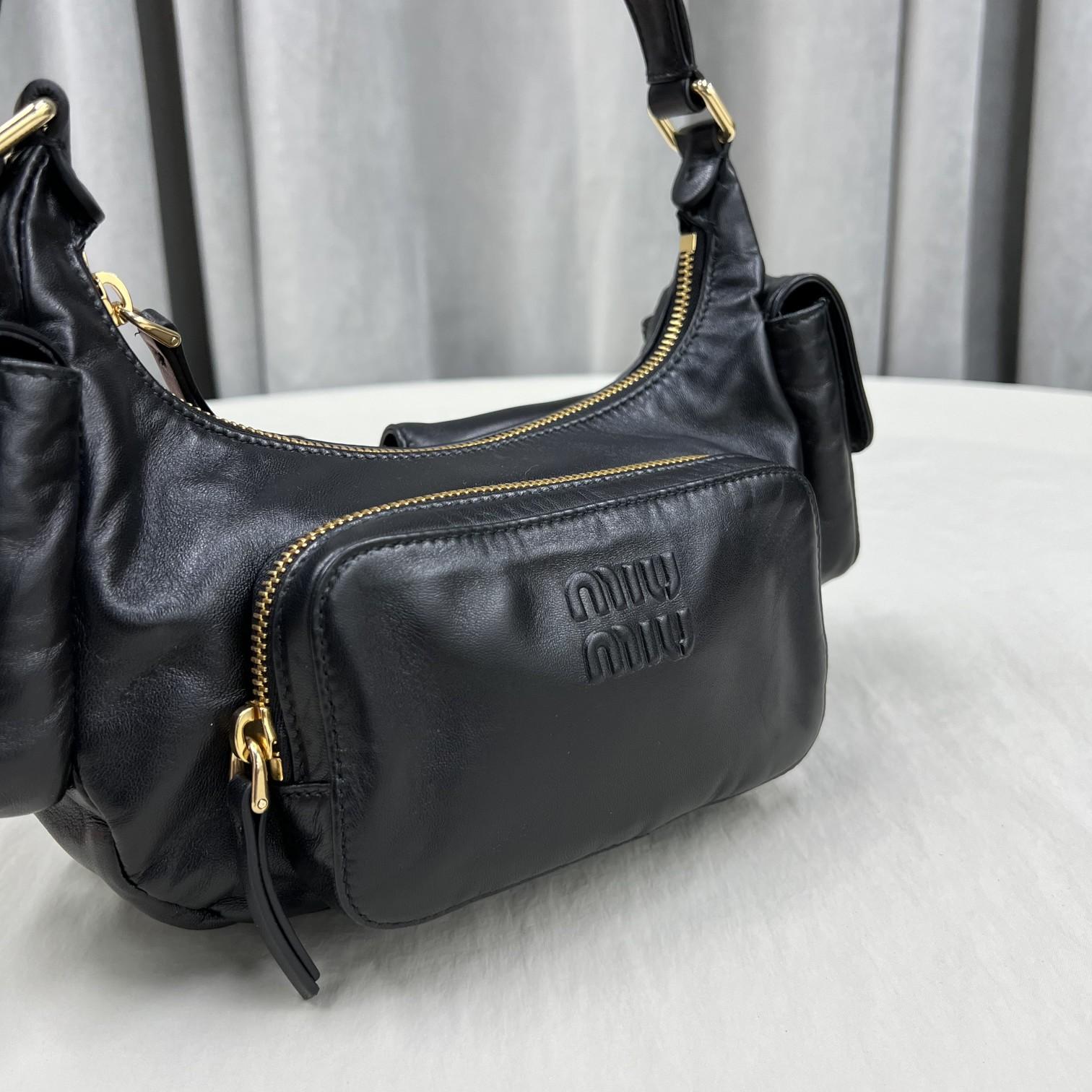 Miu Miu Nappa Leather Pocket Bag - 