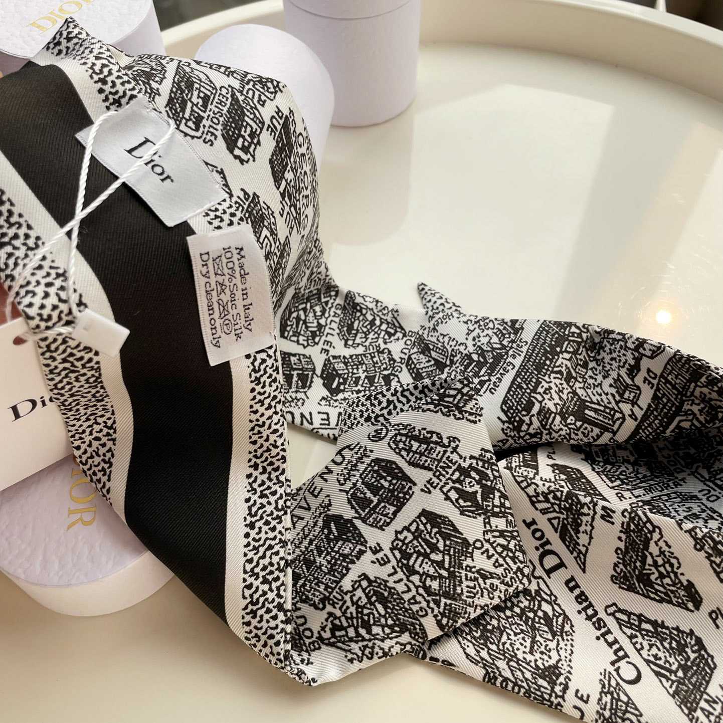 Dior Plan de Paris Mitzah Scarf  - 