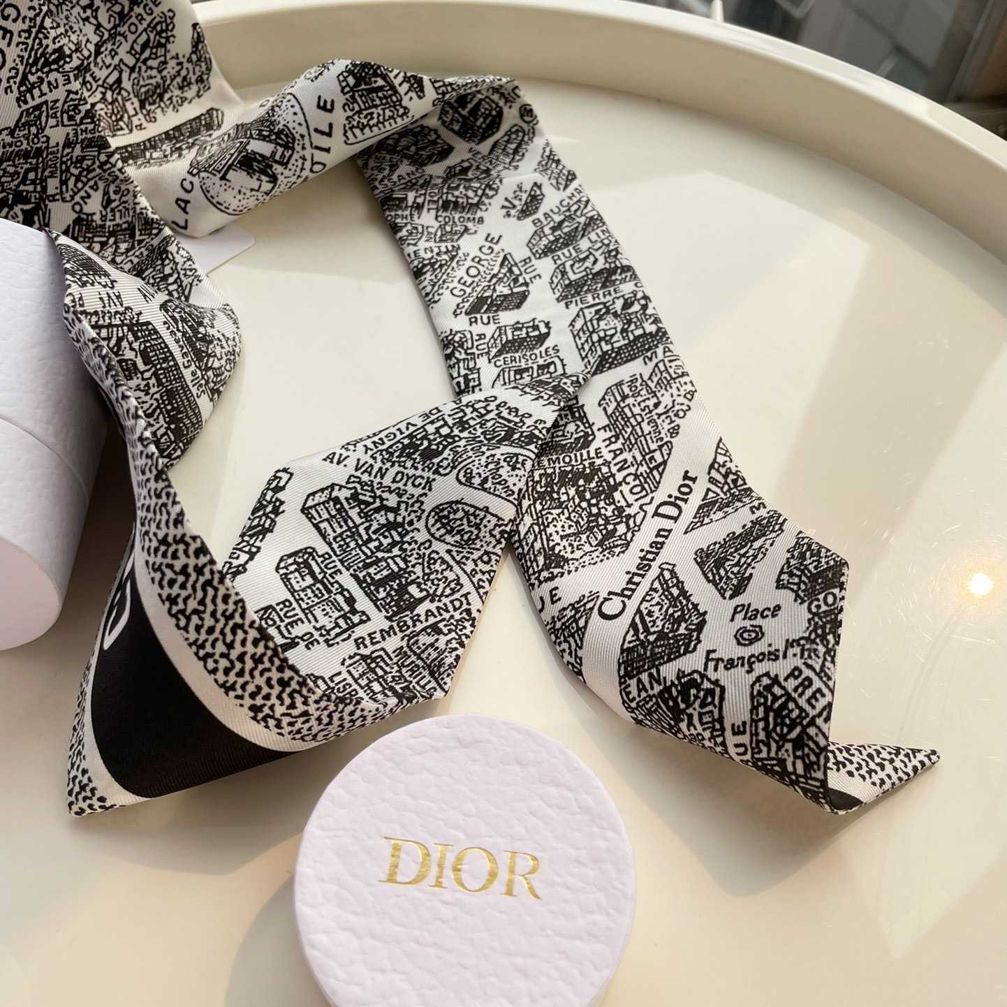 Dior Plan de Paris Mitzah Scarf  - 