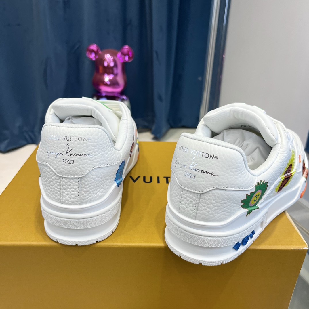 Louis Vuitton LV x YK LV Trainer Sneaker  (upon uk size)      1ABD3I - 