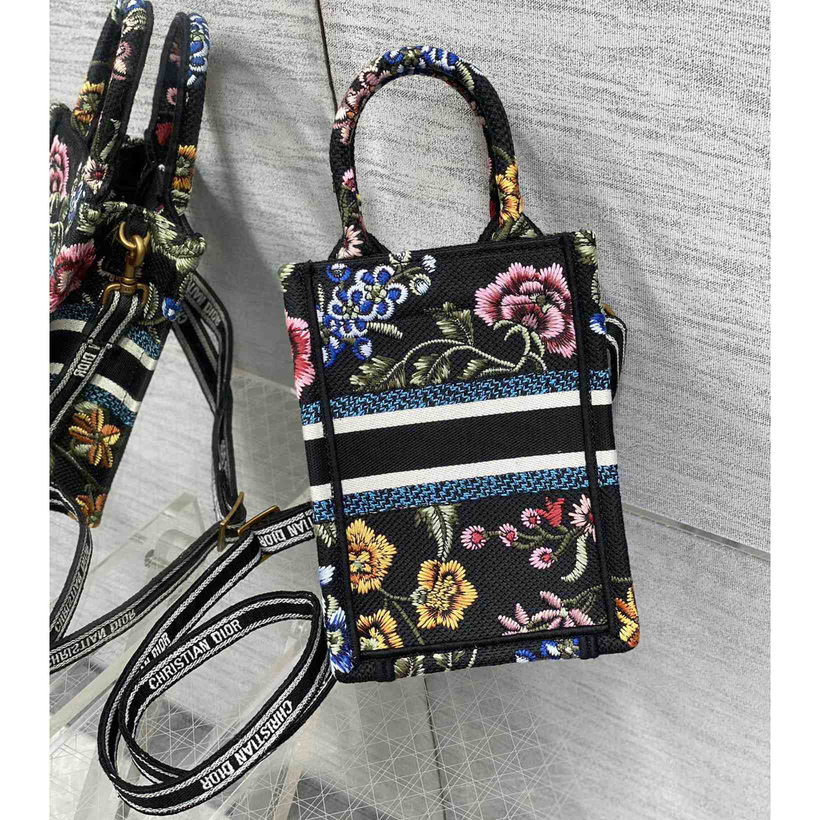 Dior Mini Dior Book Tote Phone Bag - 