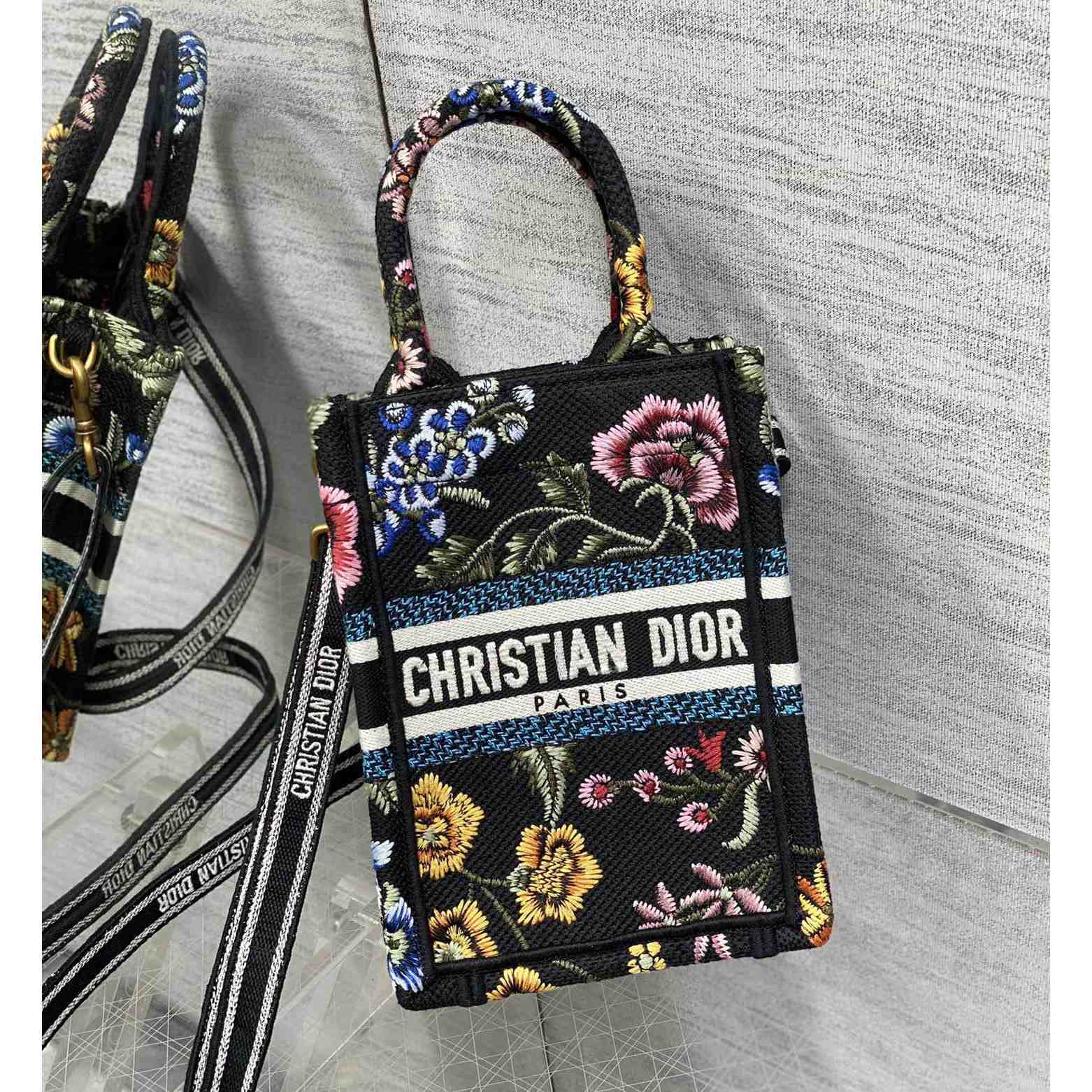 Dior Mini Dior Book Tote Phone Bag - 