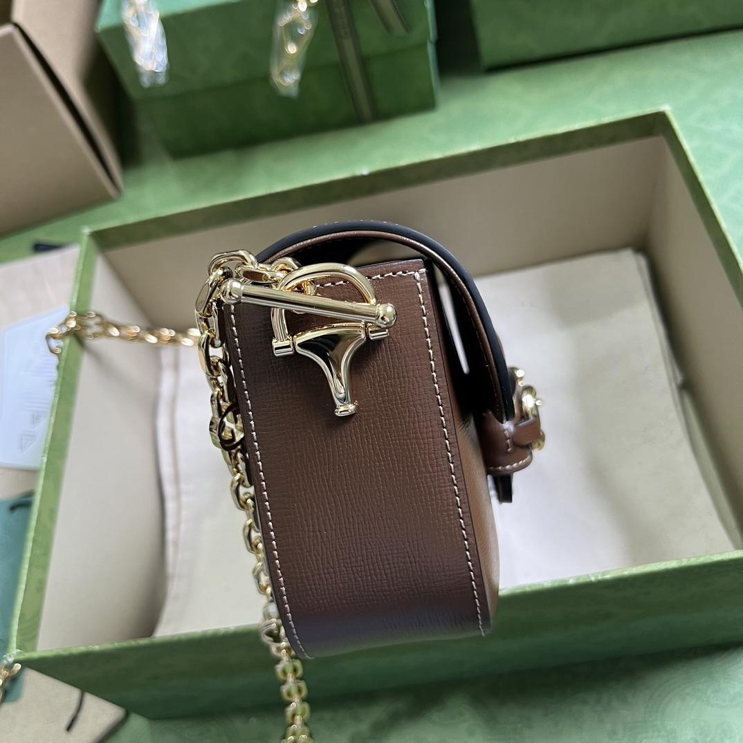 Gucci Horsebit 1955 Small Shoulder Bag(24-13-5cm)   - 