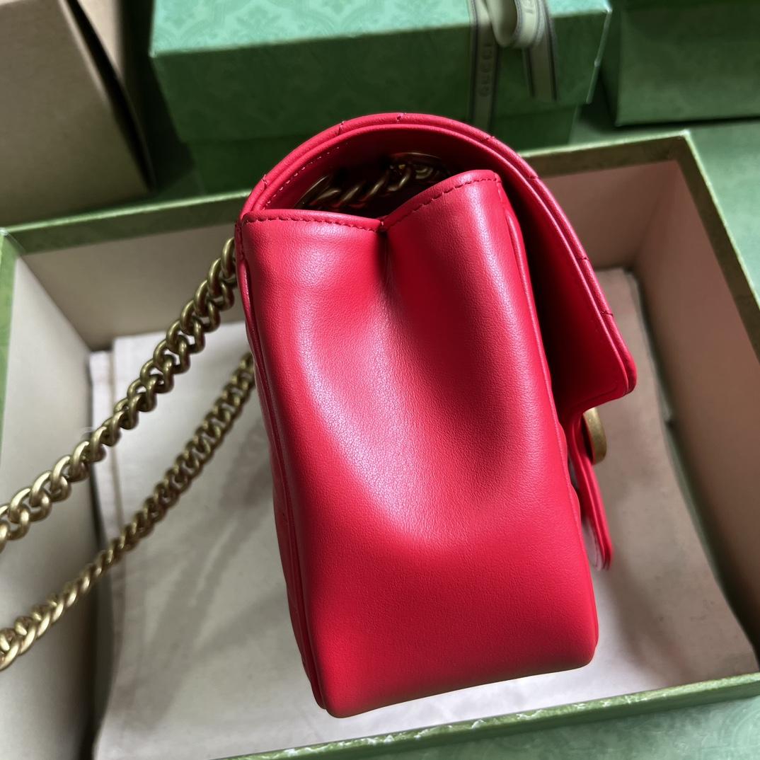 Gucci GG Marmont Mini Shoulder Bag(18-15-8cm) - 