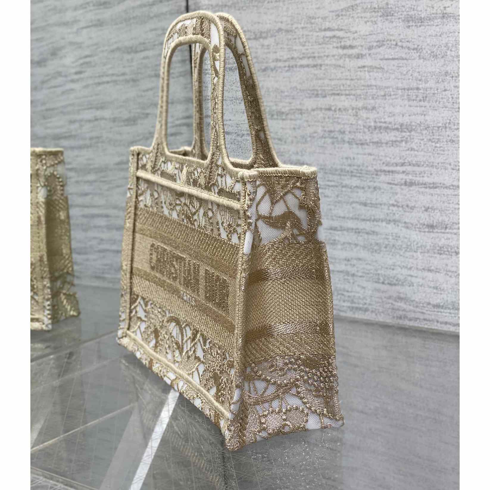 Dior Mini Dior Or Dior Book Tote - 