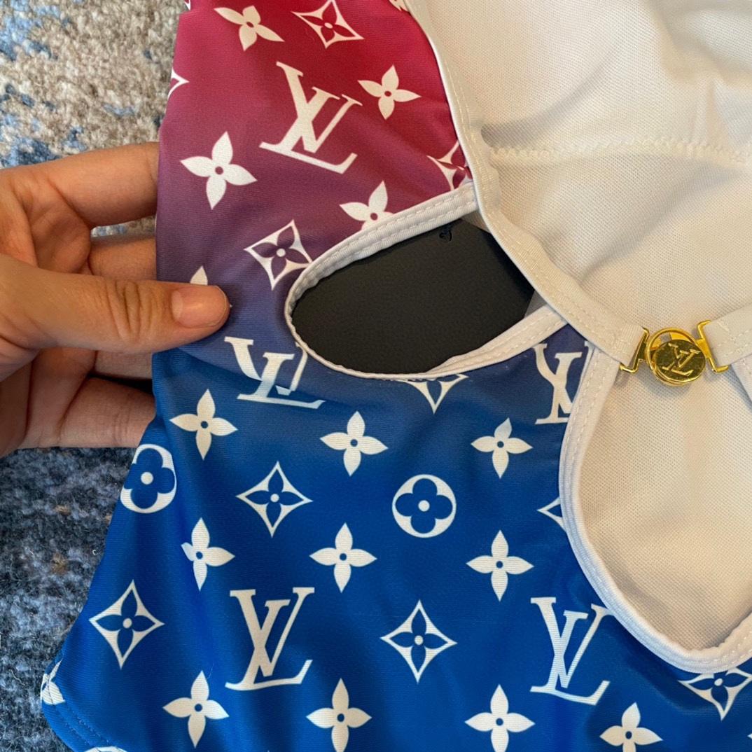 Louis Vuitton Monogram Gradient Cut-Out One-Piece Swimsuit - 