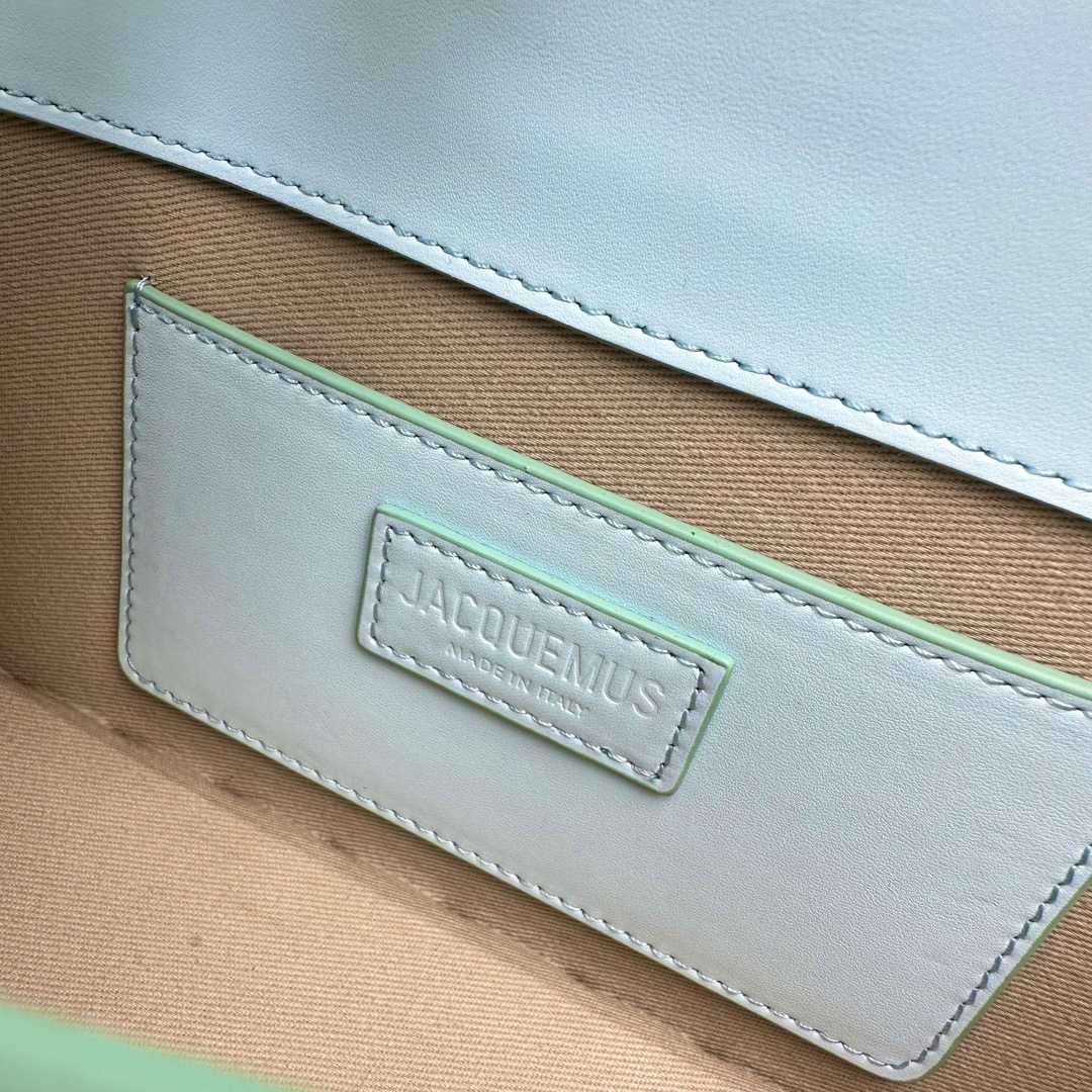 Jacquemus Le Bambino Long Lacet Long laced Flap Bag(28x13.5x6cm) - 