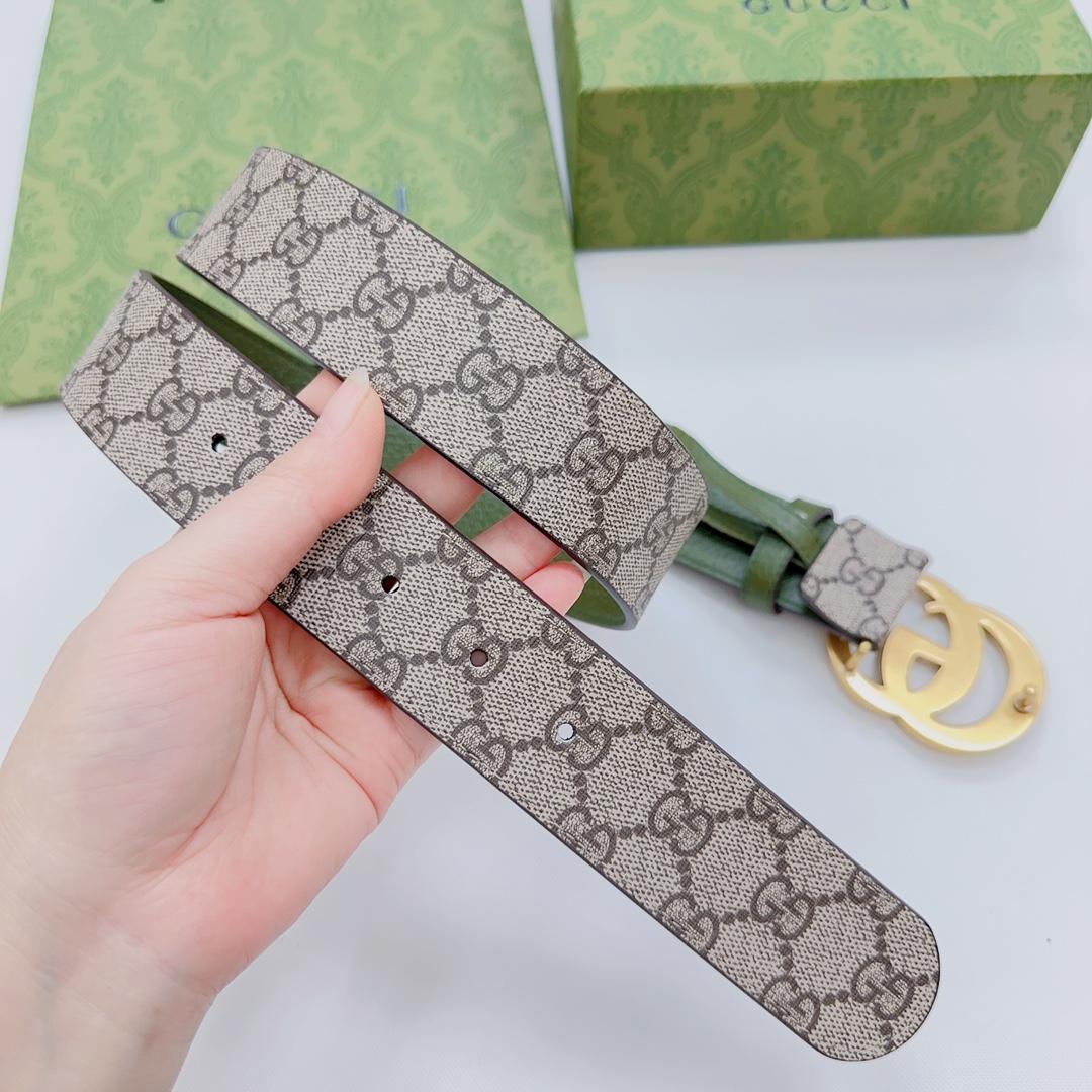 Gucci GG Marmont Reversible Belt - 