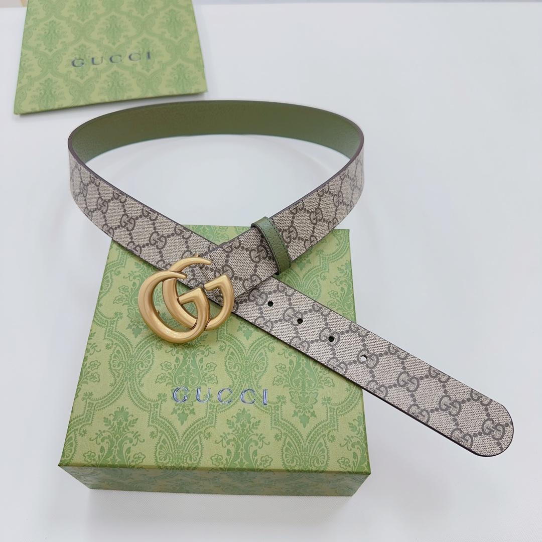 Gucci GG Marmont Reversible Belt - 