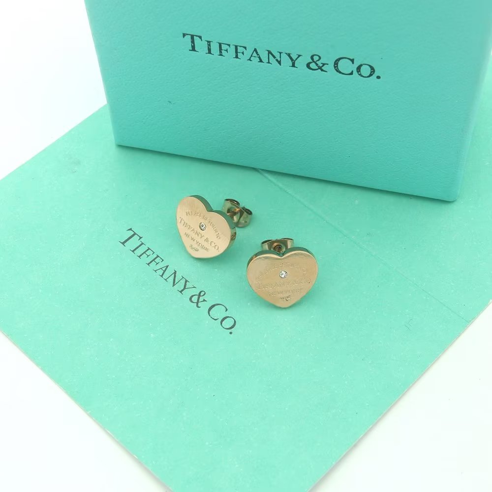Tiffany&CO Heart Tag Earrings - 
