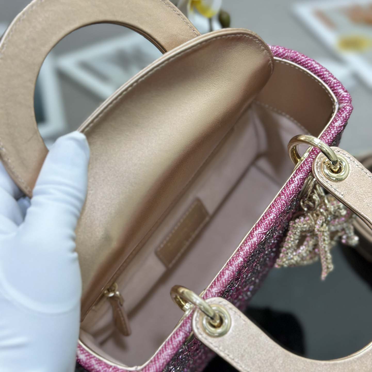 Dior Mini Lady Dior Bag - DesignerGu