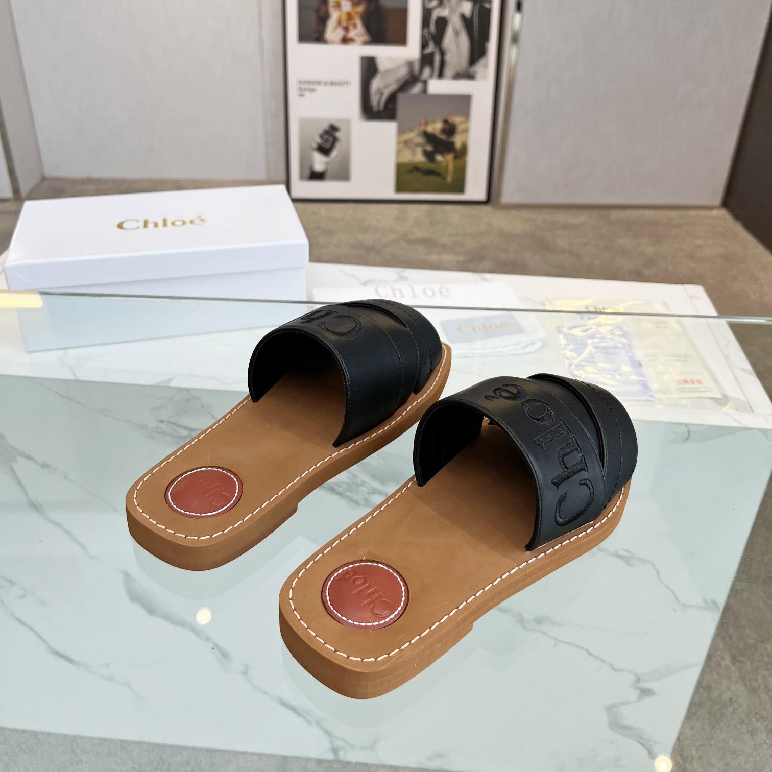 Chloe Woody Flat Mule - 