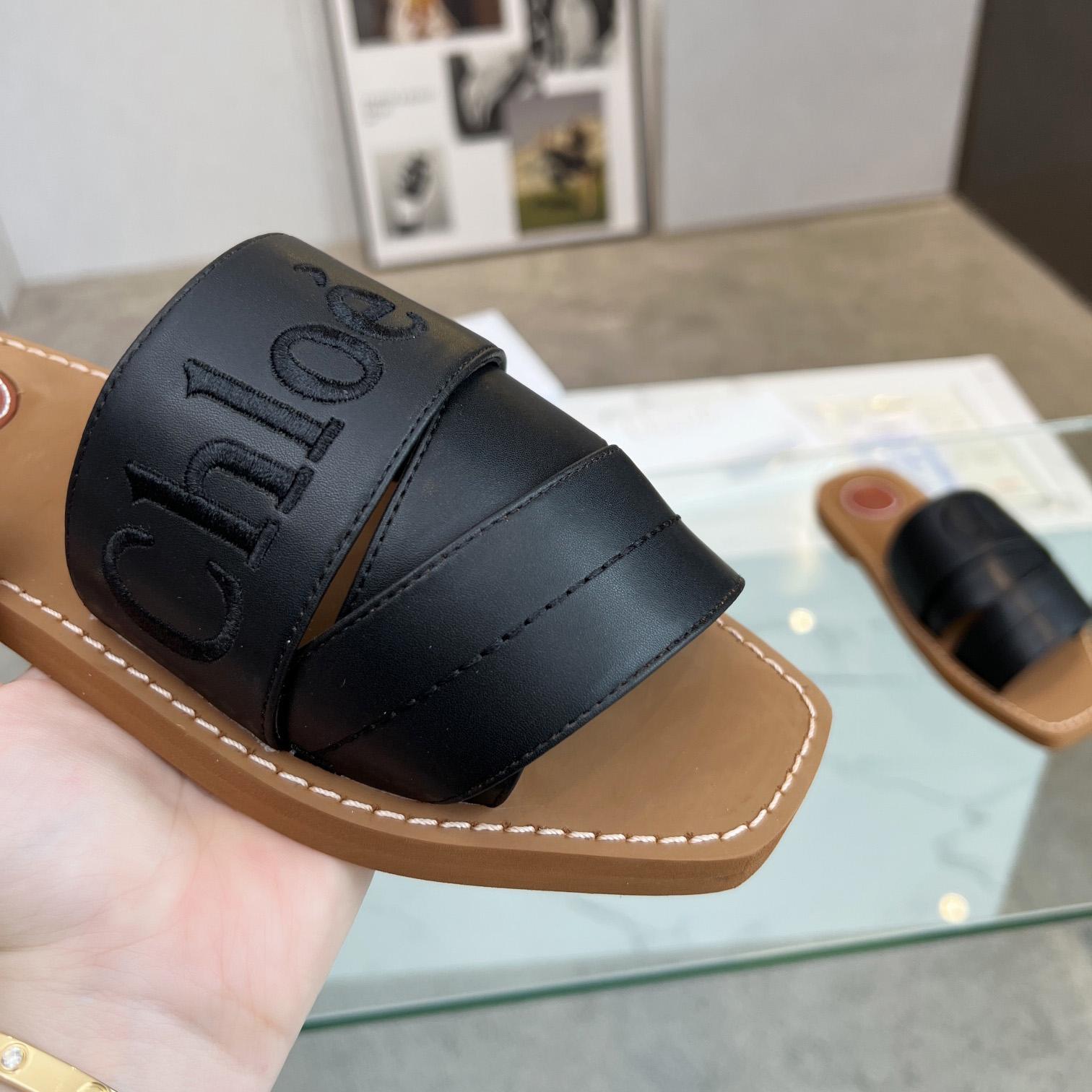 Chloe Woody Flat Mule - 