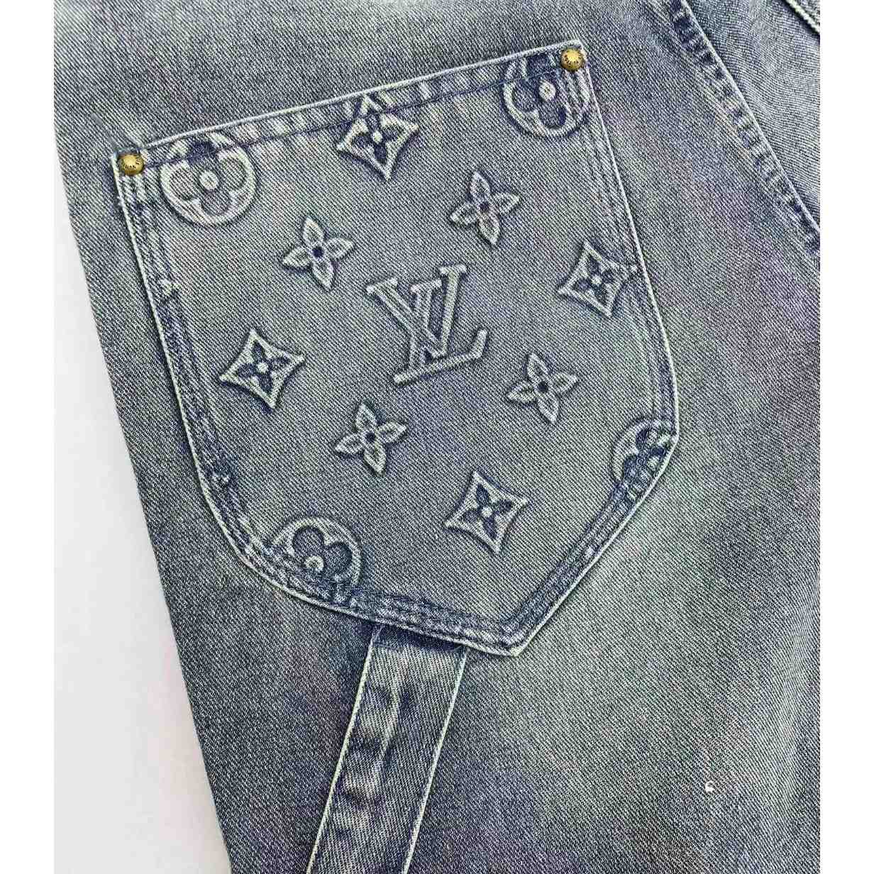 Louis Vuitton Denim Carpenter Shorts    1ABJ7D - 