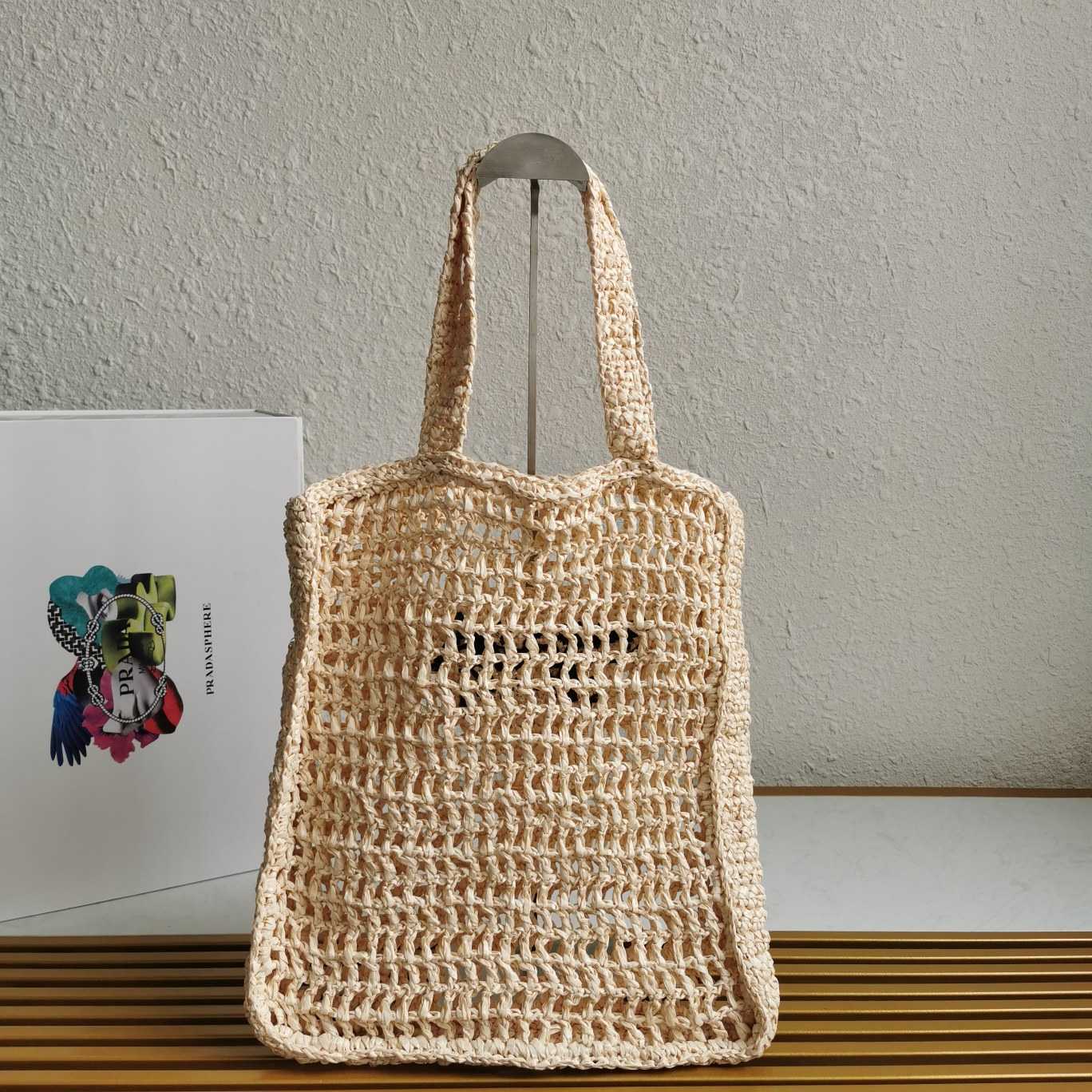 Prada Crochet Tote Bag - DesignerGu