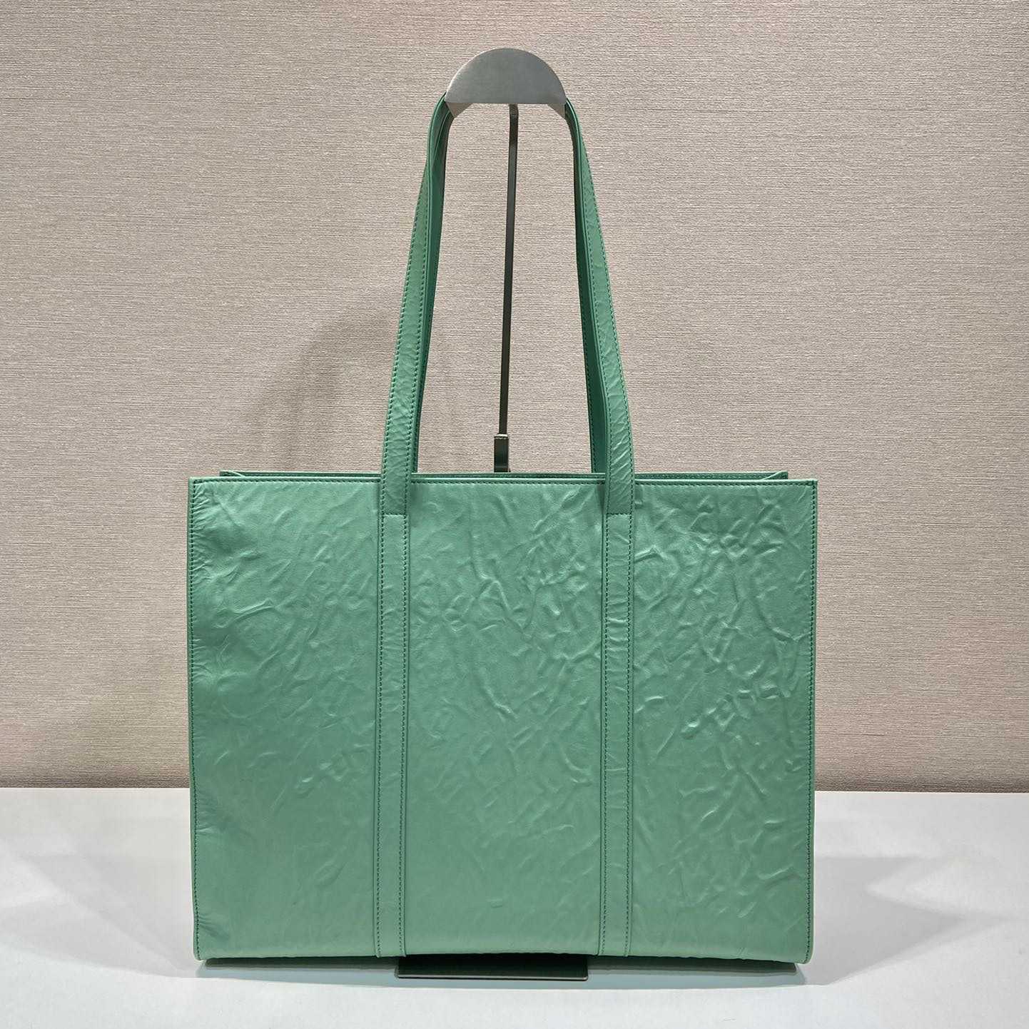 Prada Large Antique Nappa Leather Tote - 