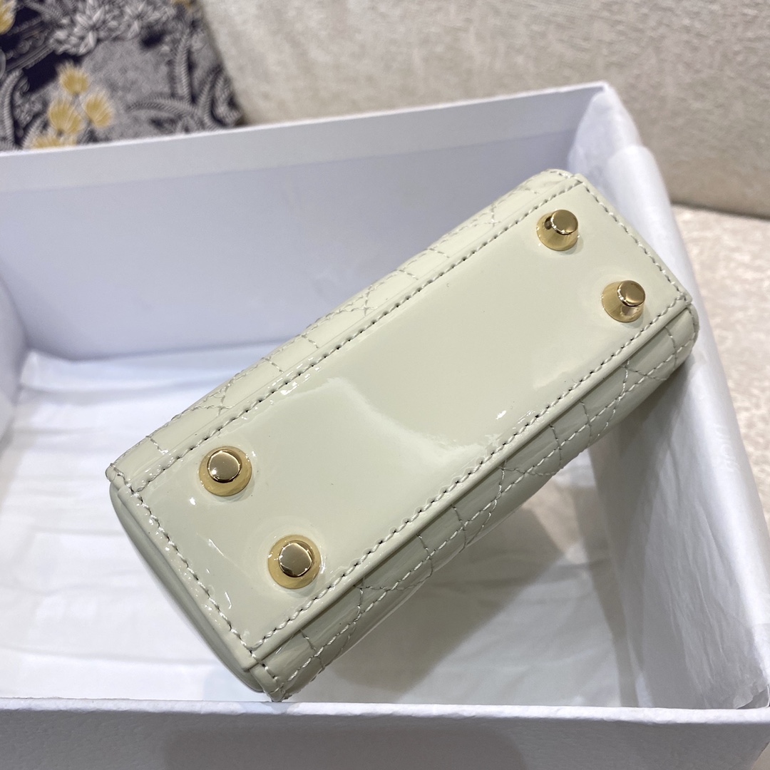 Dior Mini Lady Dior Bag(12*10*5cm) - 