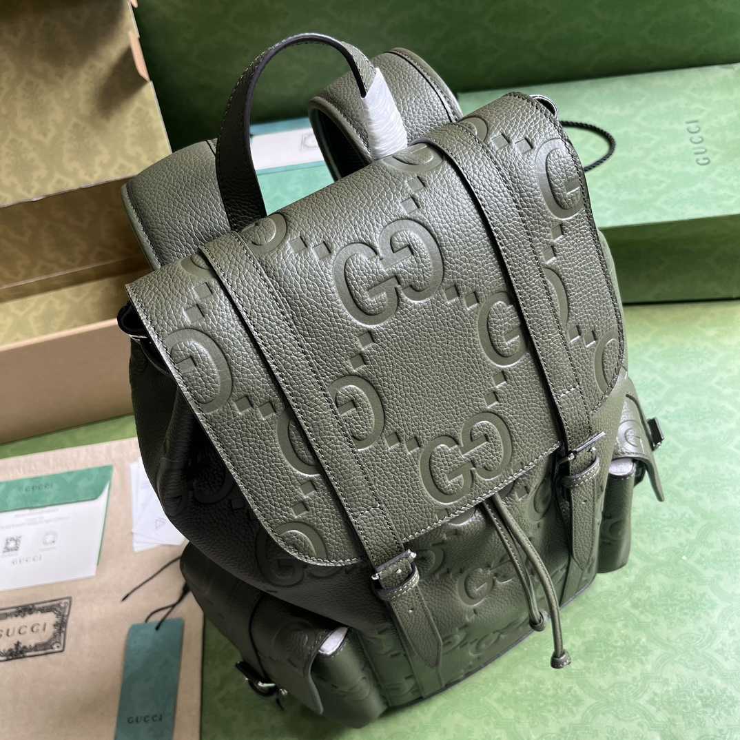Gucci Jumbo GG Backpack(34-41-12cm) - 