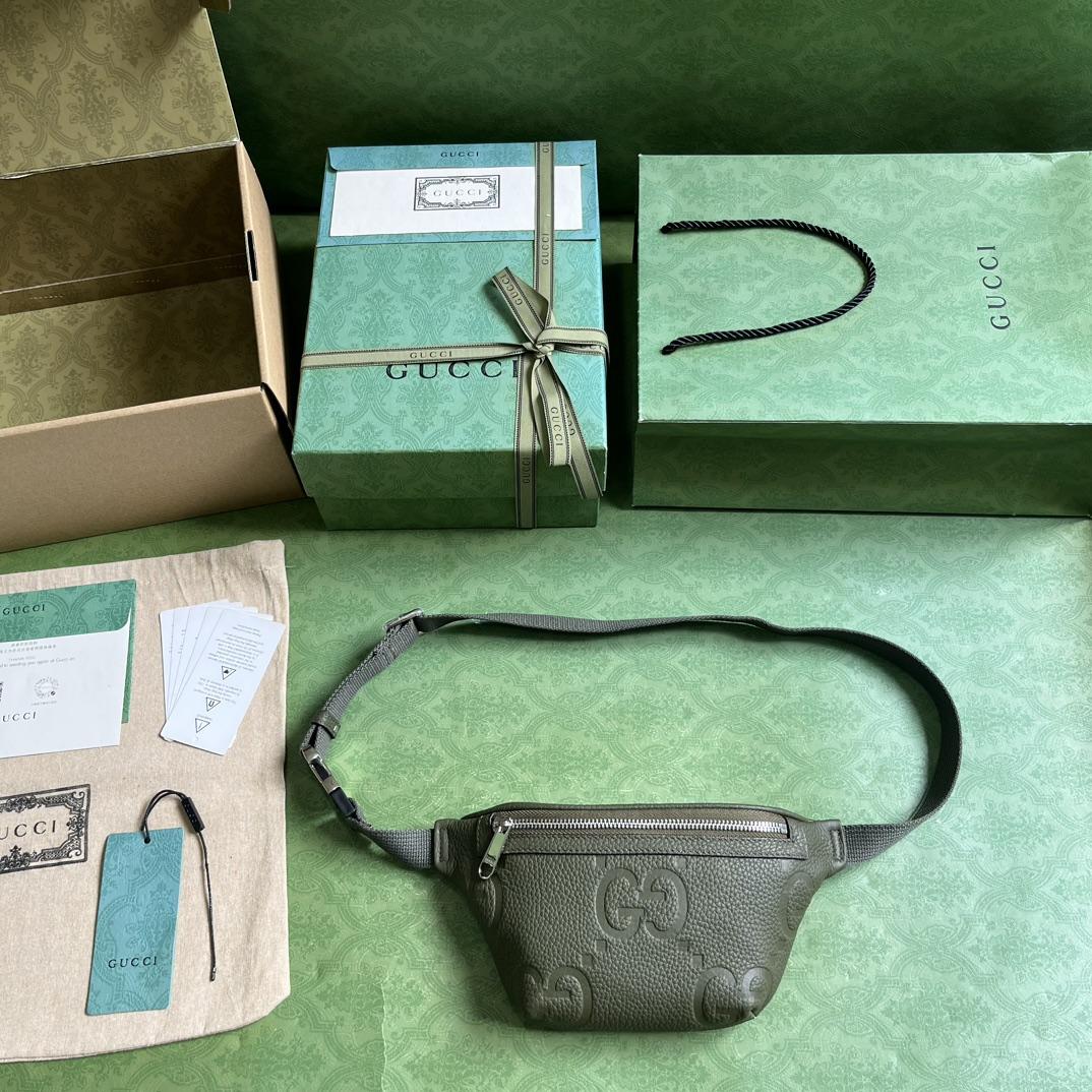 Gucci Jumbo GG Small Belt Bag (23×13×5cm) - 