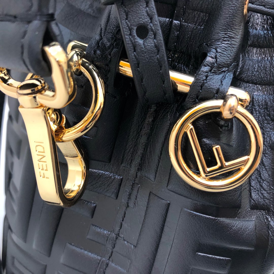 Fendi Tresor Black Leather Mini-bag - 