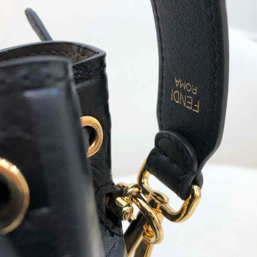 Fendi Tresor Black Leather Mini-bag - 