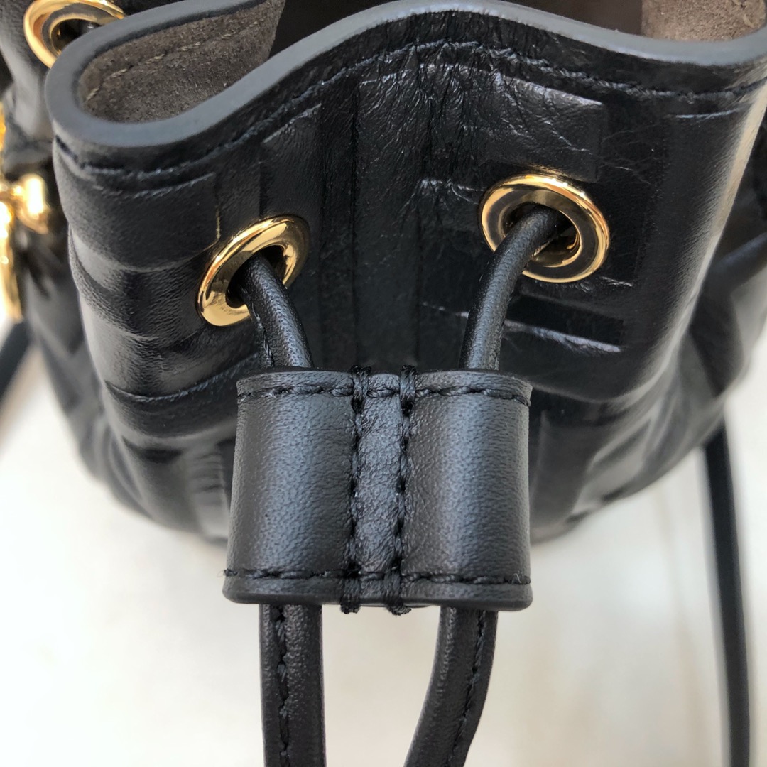 Fendi Tresor Black Leather Mini-bag - 