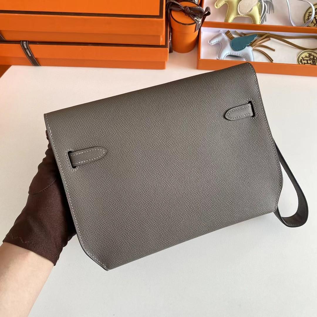 Hermes Kelly Dépêches Leather Bag (25-19-5cm) - 
