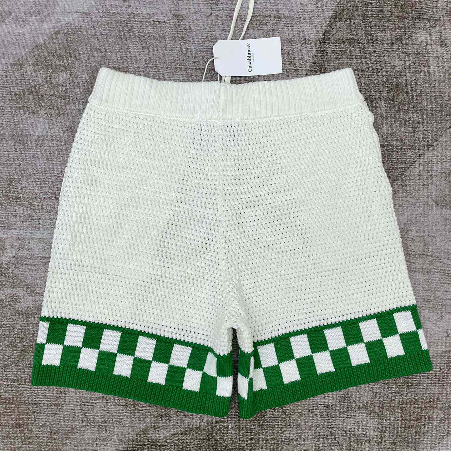 Casablanca Cotton Crochet Shorts - 