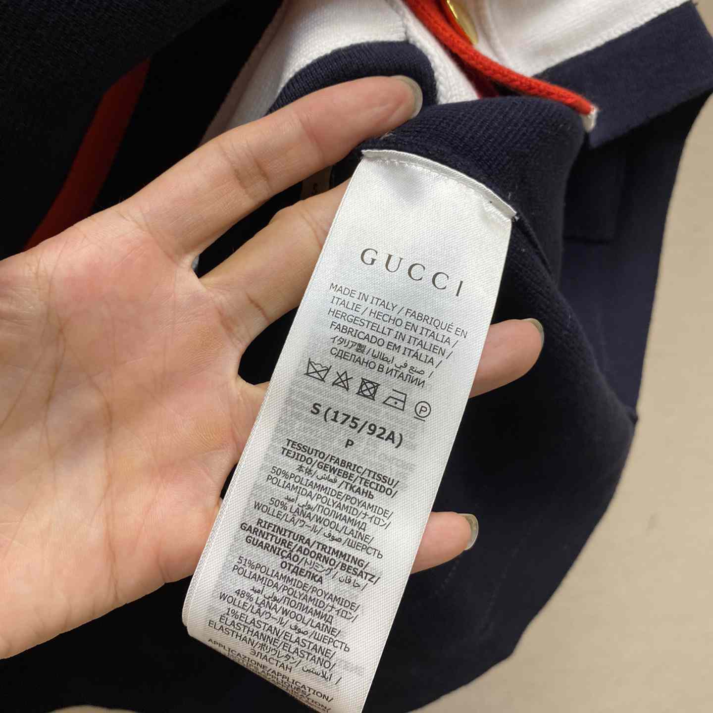 Gucci Knit Wool Cardigan With Patch - 