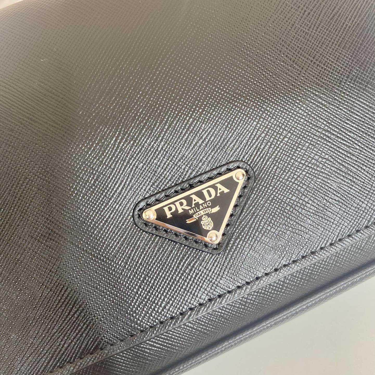 Prada Saffiano Leather Shoulder Bag - 