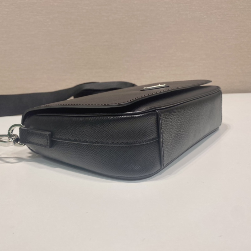 Prada Saffiano Leather Shoulder Bag - 