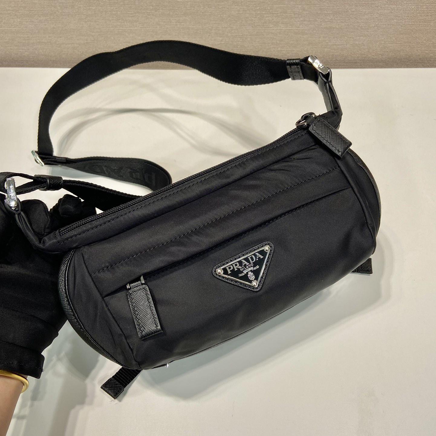 Prada Re-Nylon And Saffiano Leather Shoulder Bag - 
