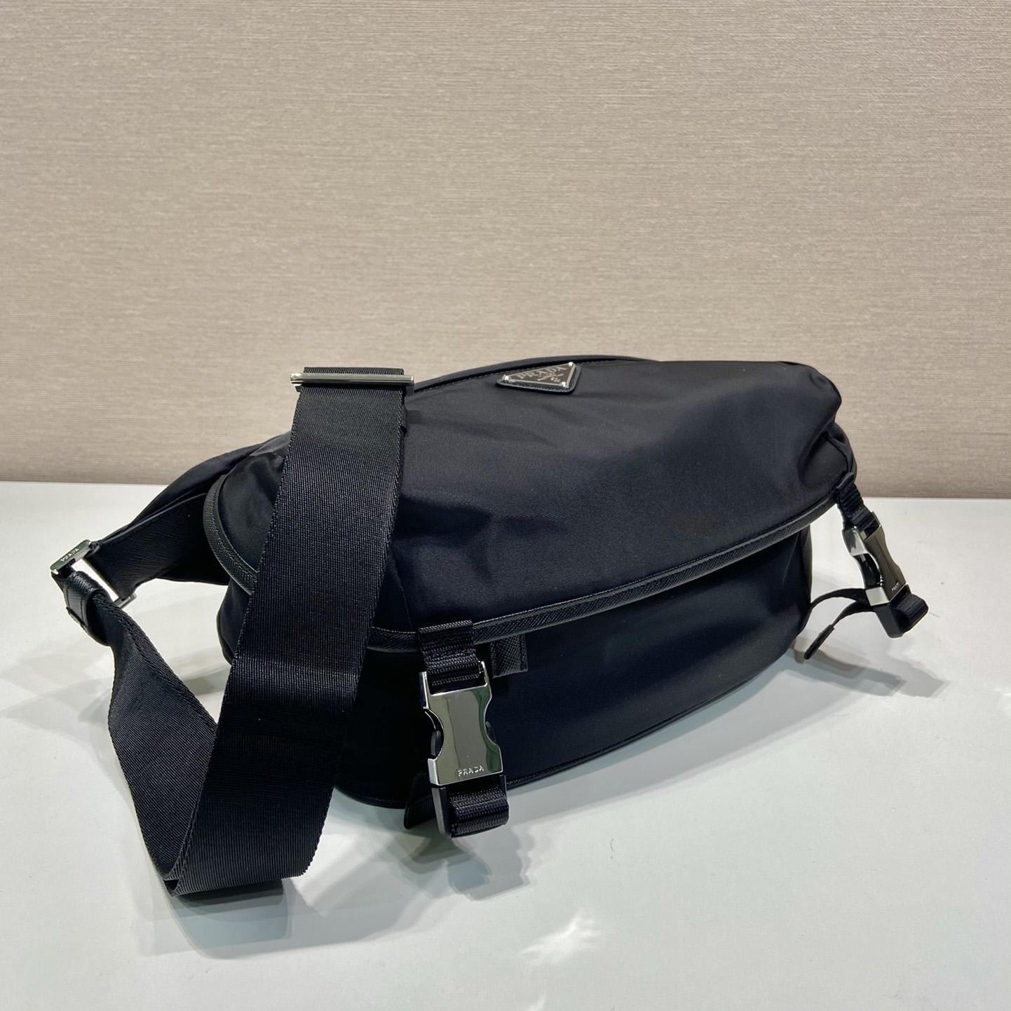 Prada Re-Nylon And Saffiano Leather Shoulder Bag - DesignerGu