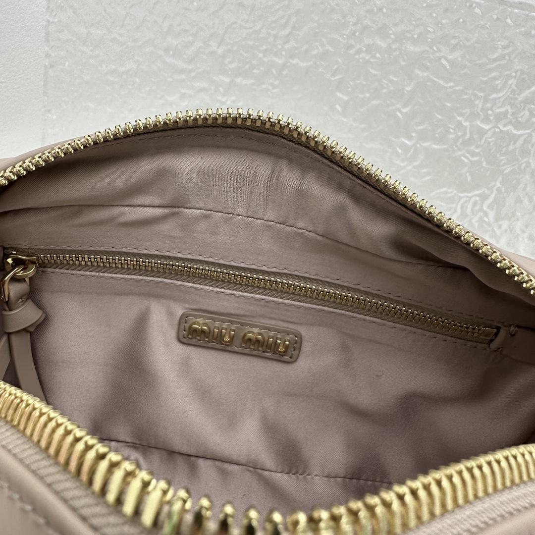 Miu Miu Arcadie Leather Bag - DesignerGu