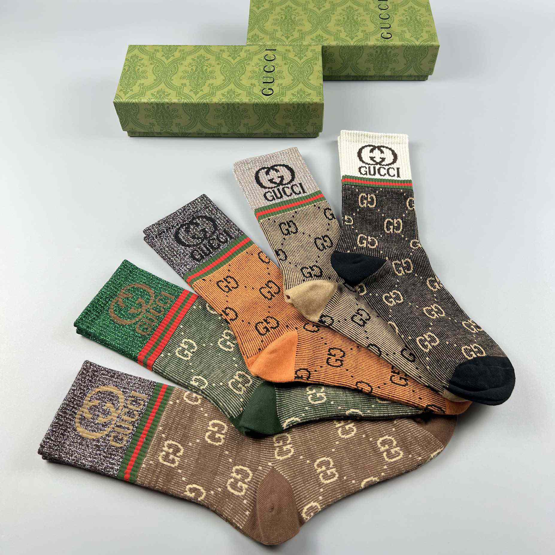 Gucci GG Socks/Box - 