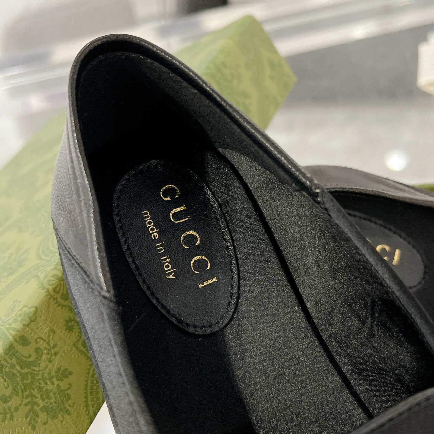 Gucci Women's Horsebit Loafer With Crystals - 