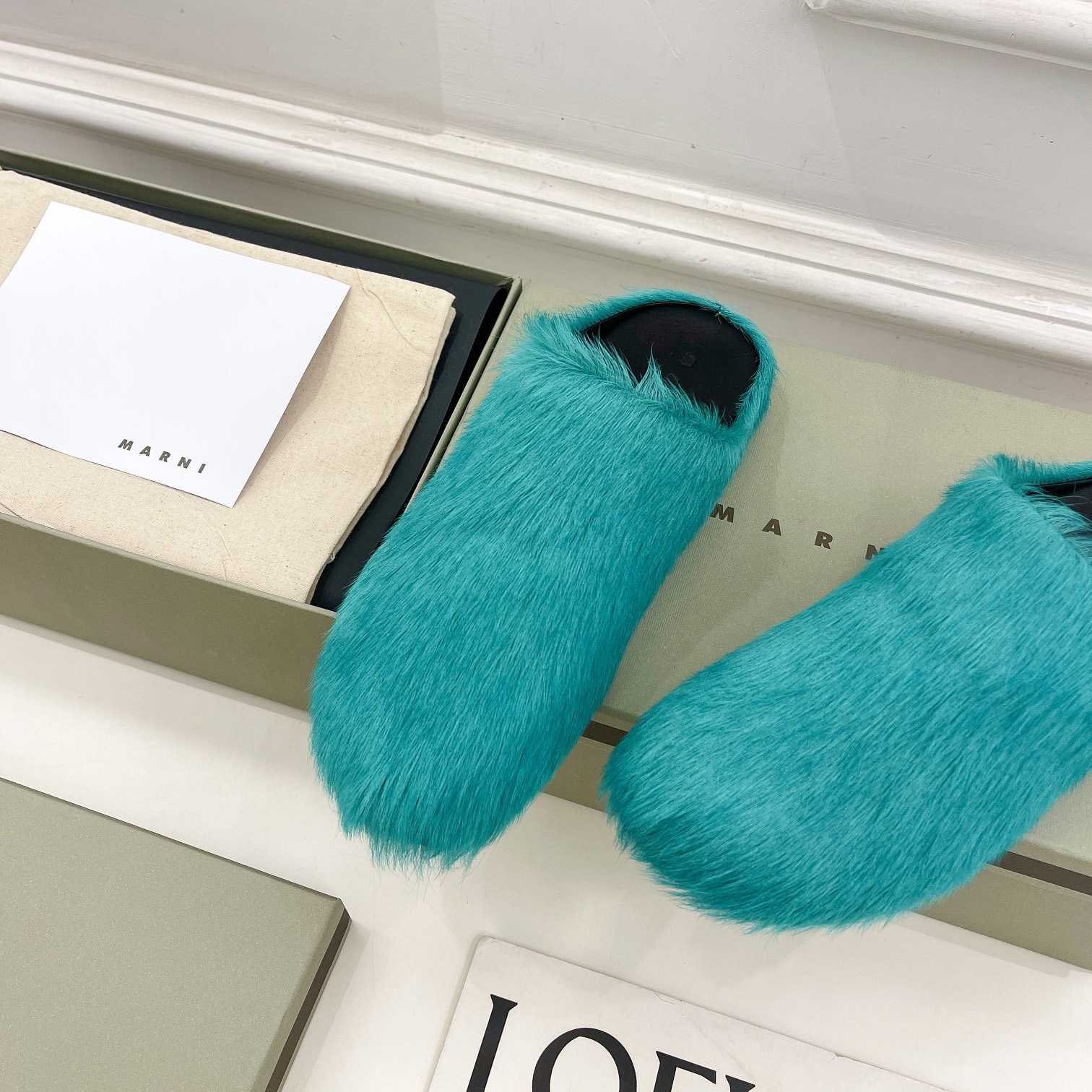 Marni Fussbett Slip-On Flat Mules - 