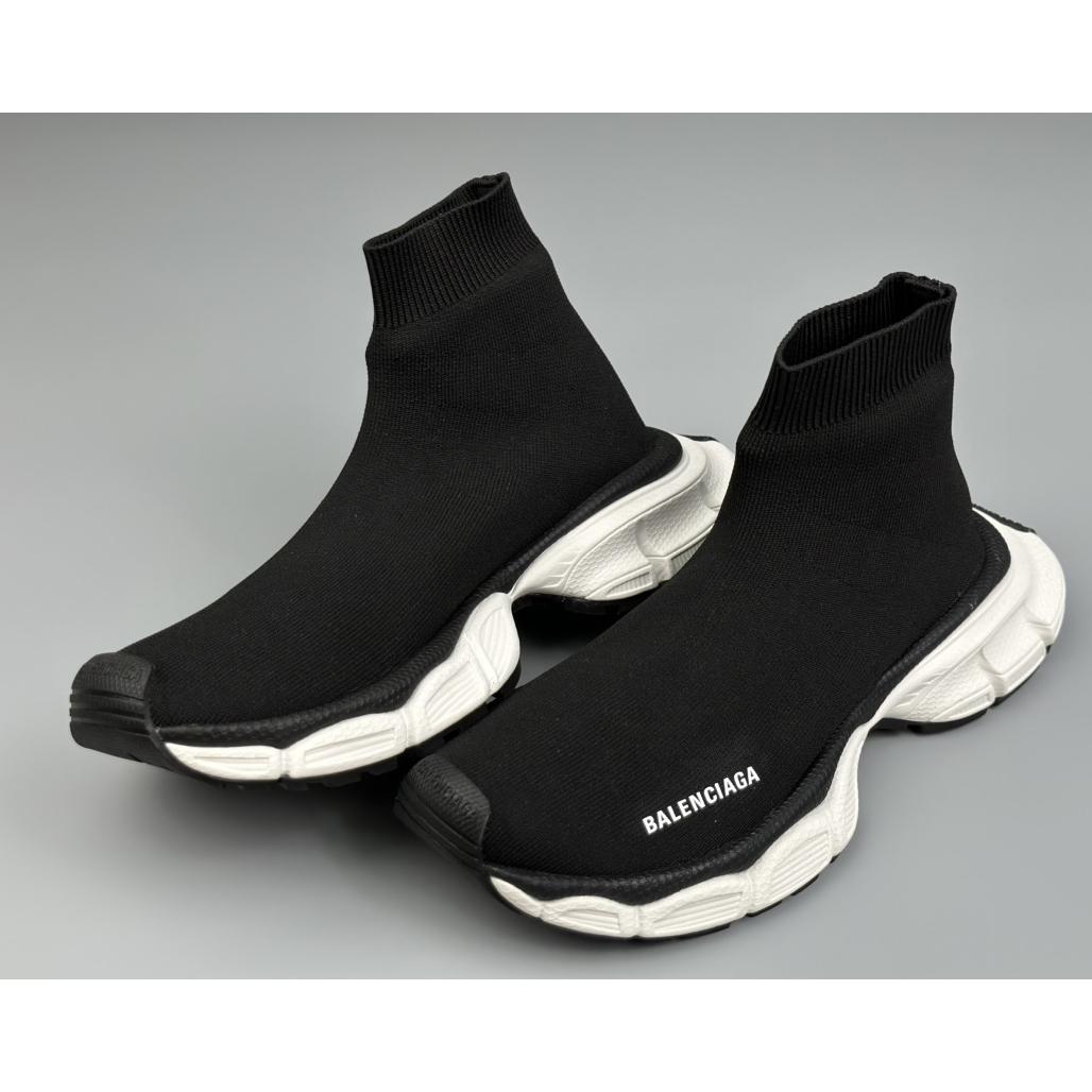 Balenciaga 3XL Sock Recycled Knit Sneaker In Black  - 