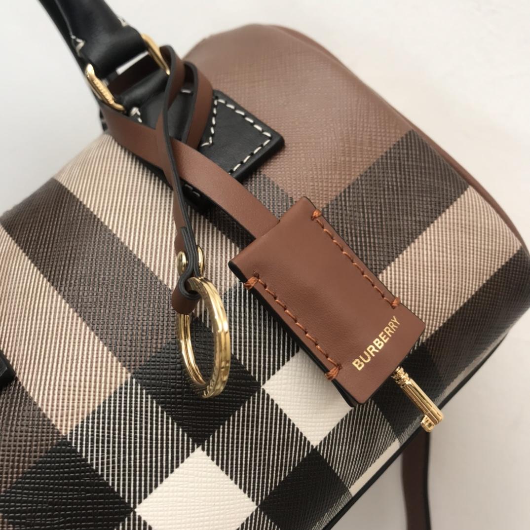 Burberry Check Mini Bowling Bag - 