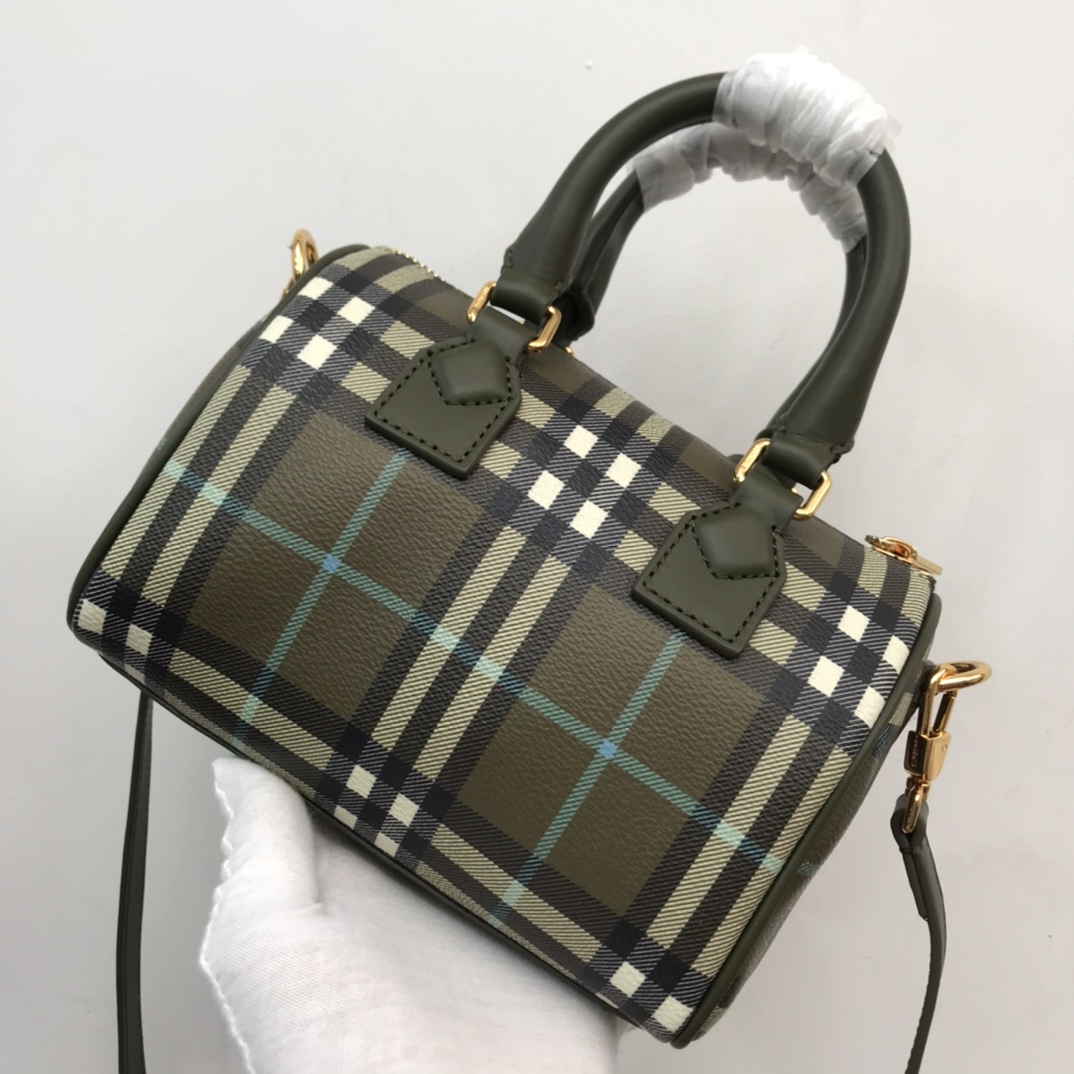 Burberry Check Mini Bowling Bag - 