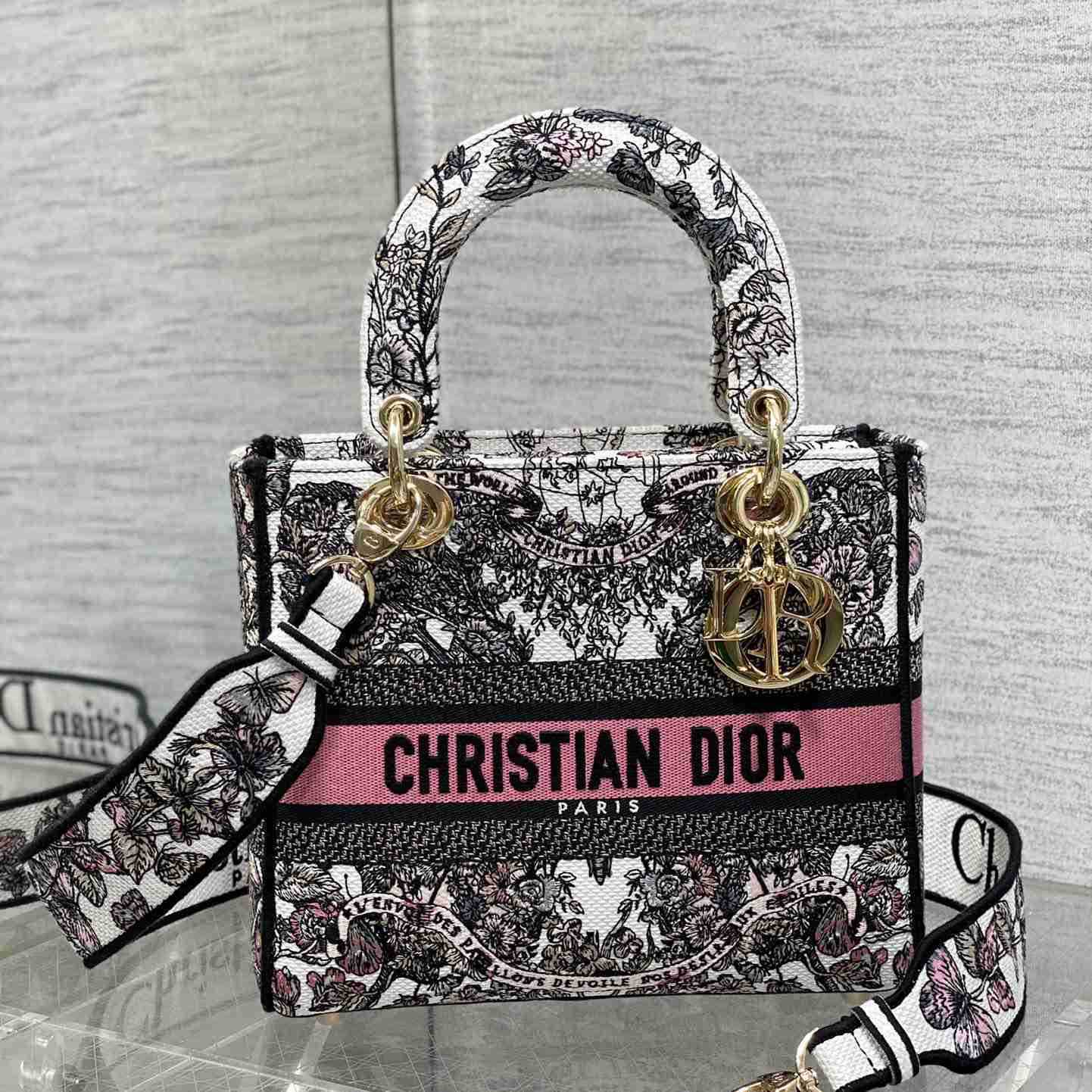 Dior Medium Lady D-lite Bag - 