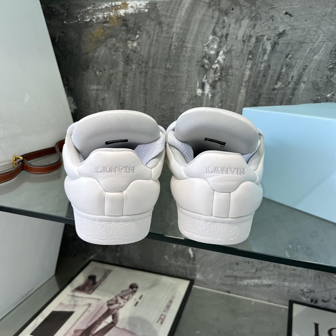 Lanvin Leather Curb XL Sneakers - 