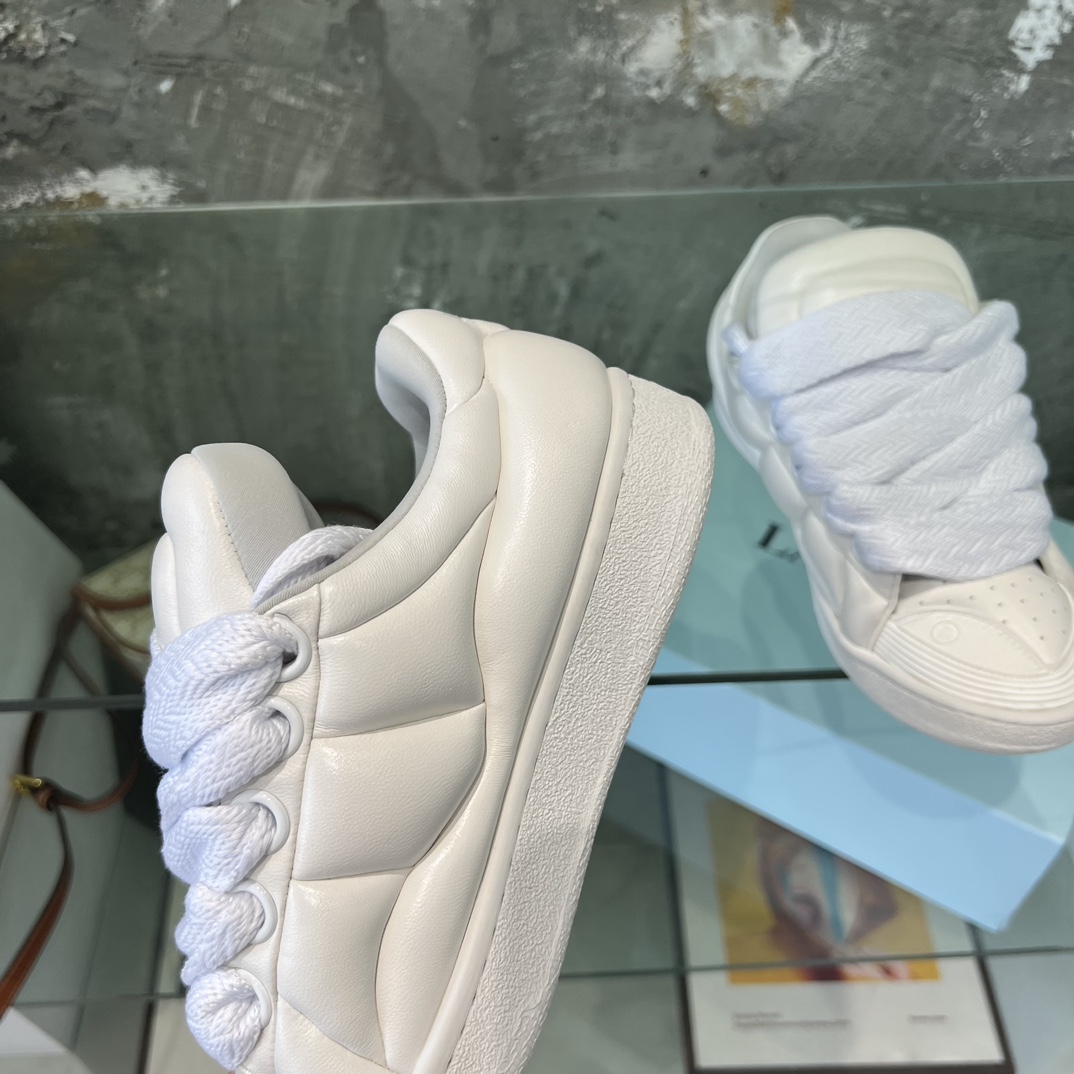 Lanvin Leather Curb XL Sneakers - 