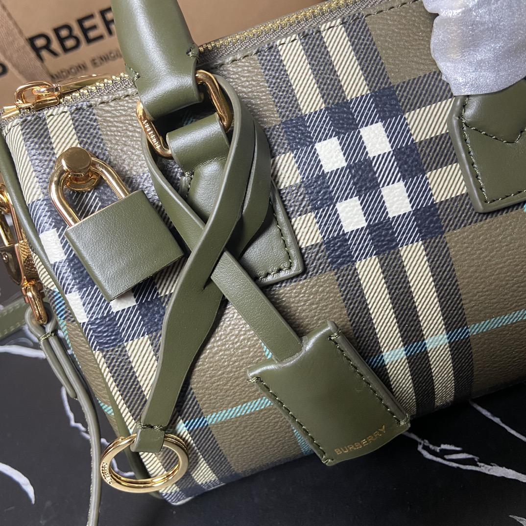 Burberry Check Mini Bowling Bag - 