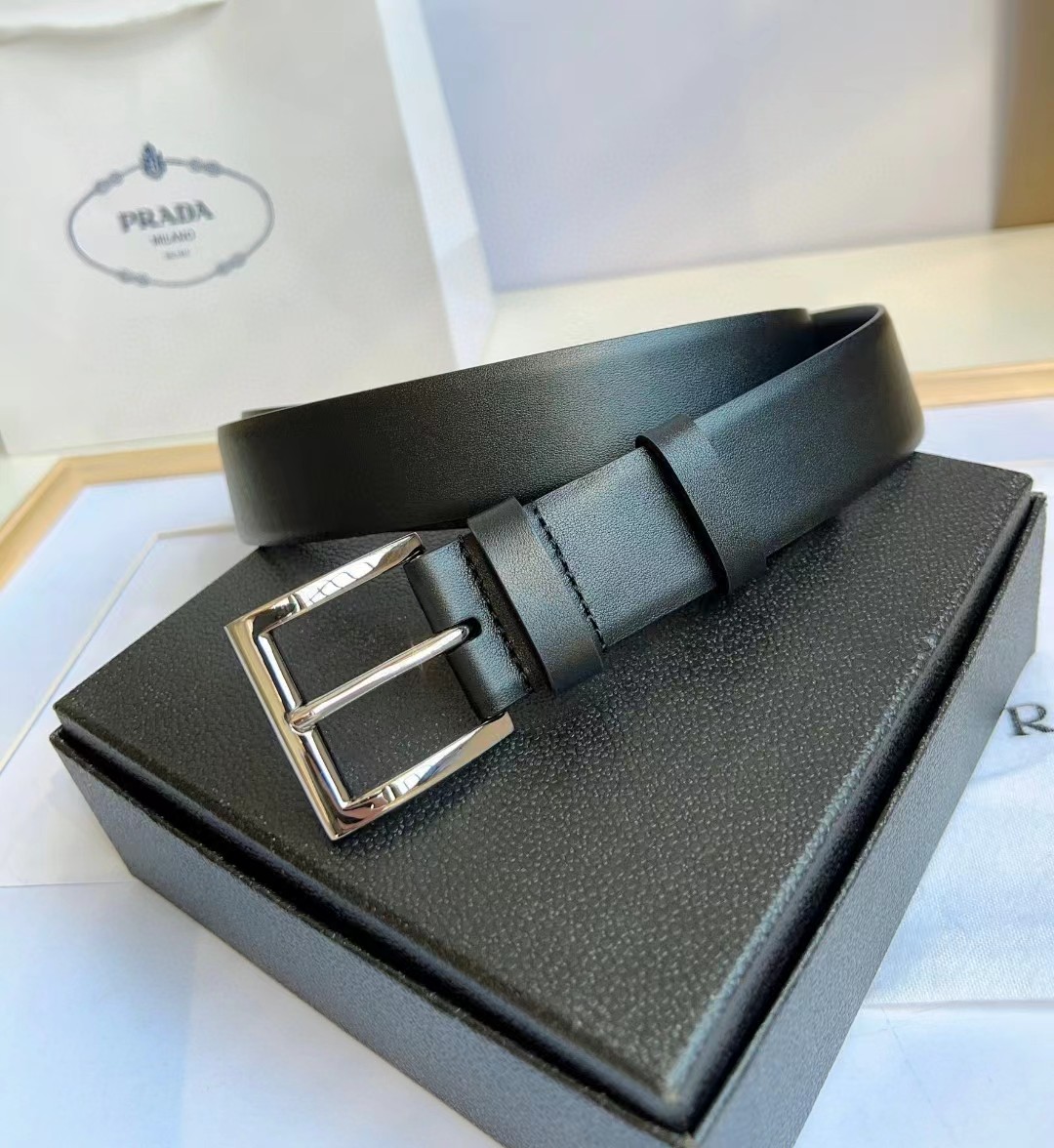Prada Leather Belt - 
