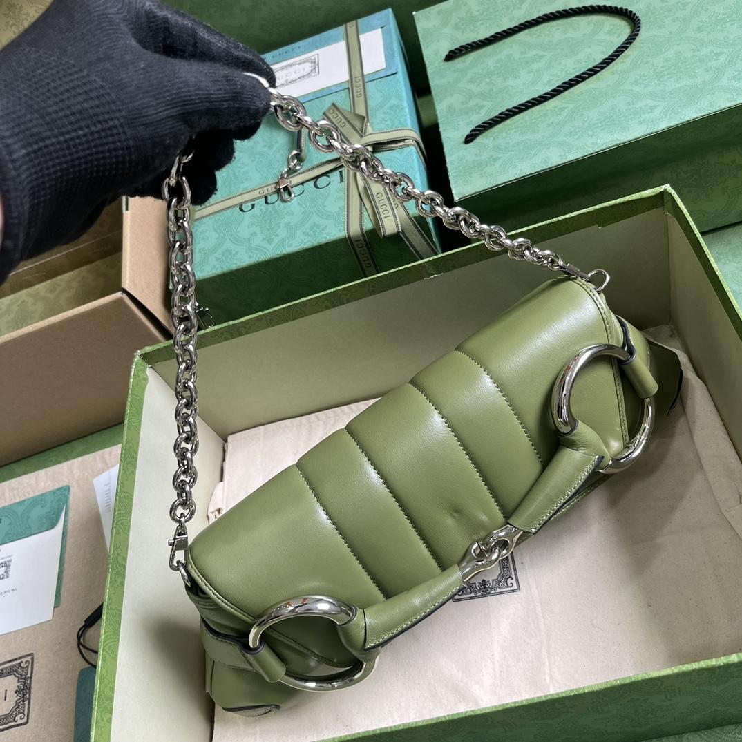 Gucci Horsebit Chain Medium Shoulder Bag (38x 15x 16cm) - 