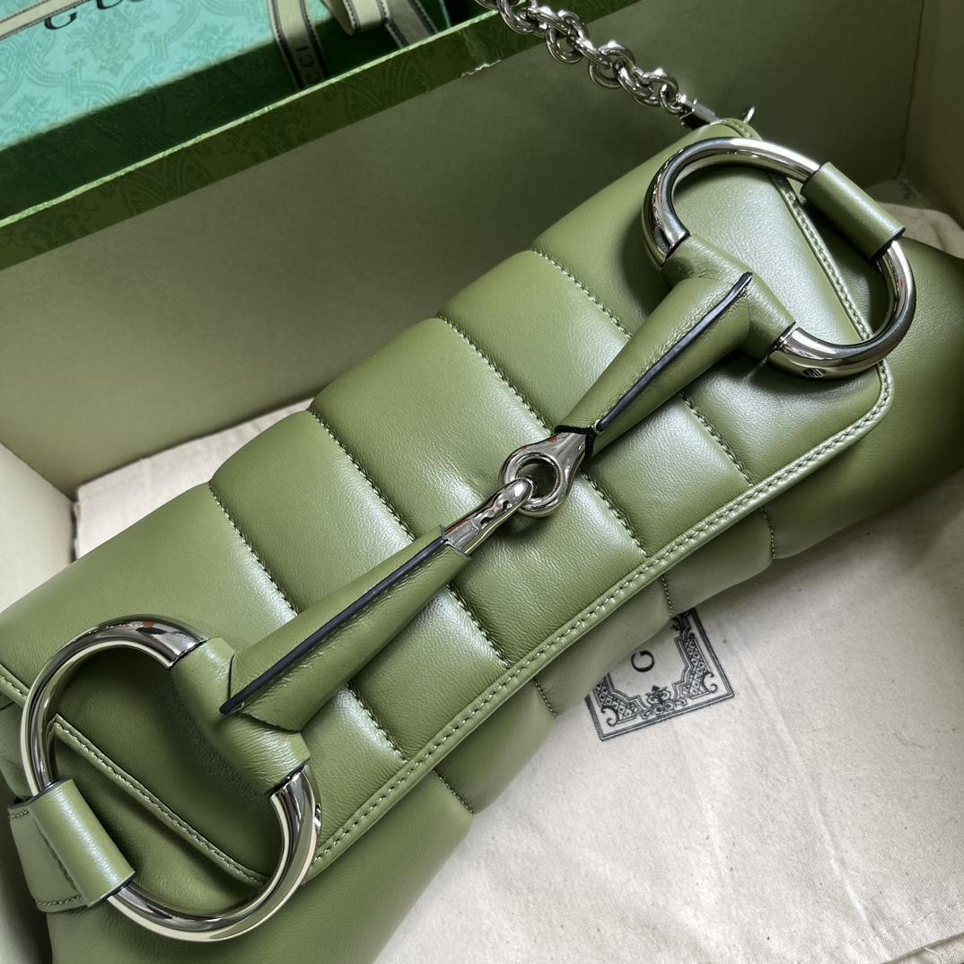 Gucci Horsebit Chain Medium Shoulder Bag (38x 15x 16cm) - 