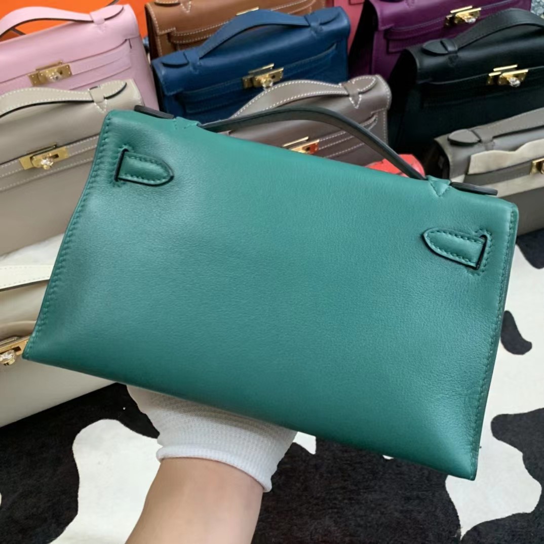 Hermes Kelly Pochette Clutch Bag   23-14-7cm - 