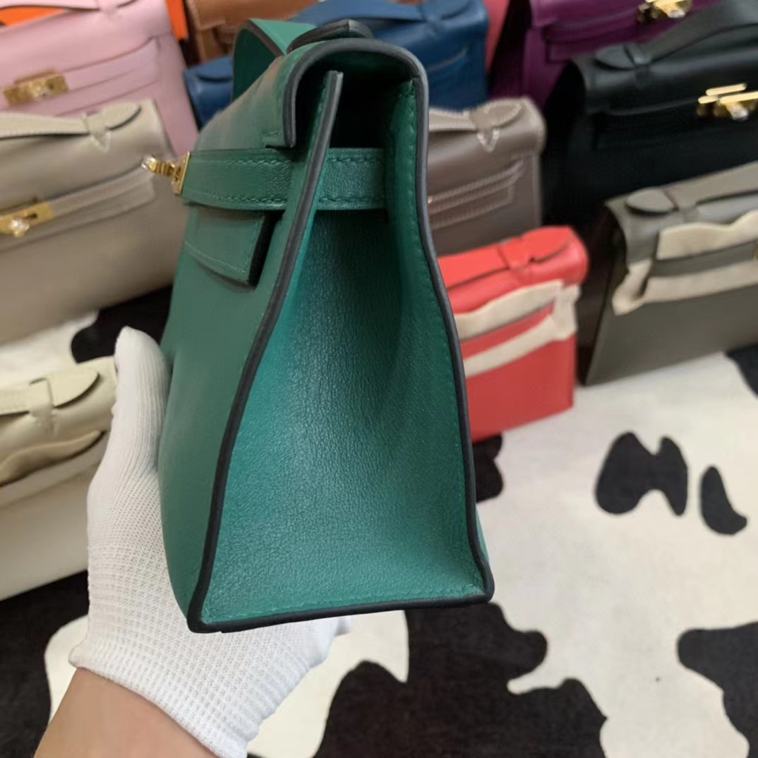 Hermes Kelly Pochette Clutch Bag   23-14-7cm - 