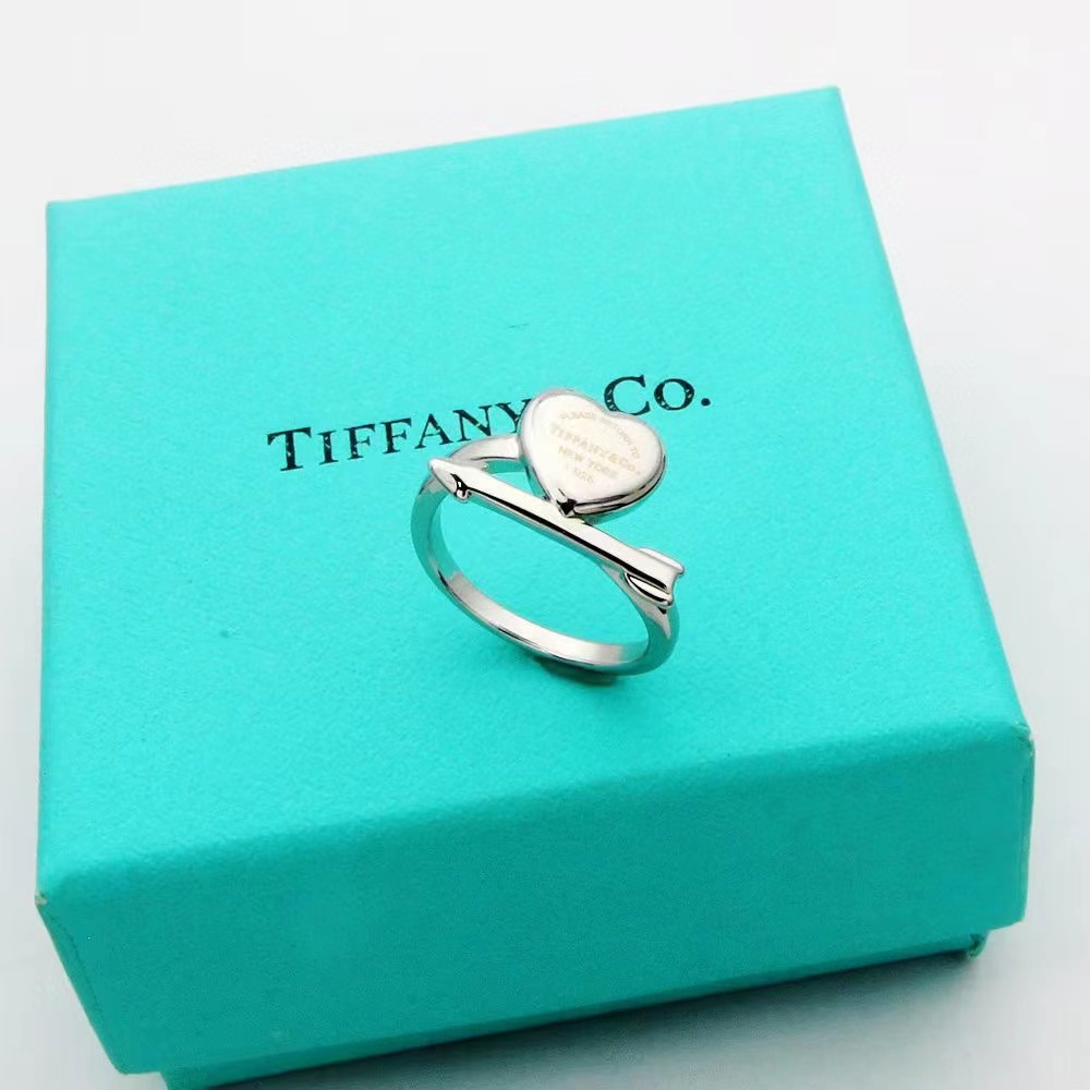 Tiffany&CO Lovestruck Heart Tag Ring - 